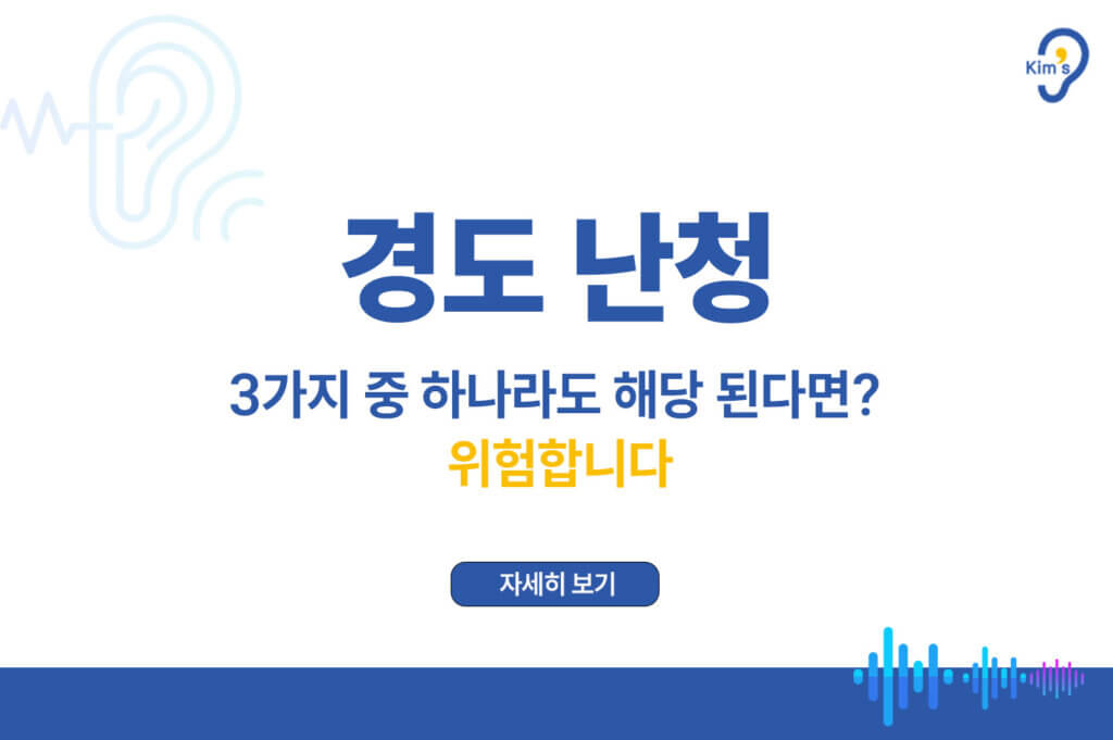 경도 난청 보청기